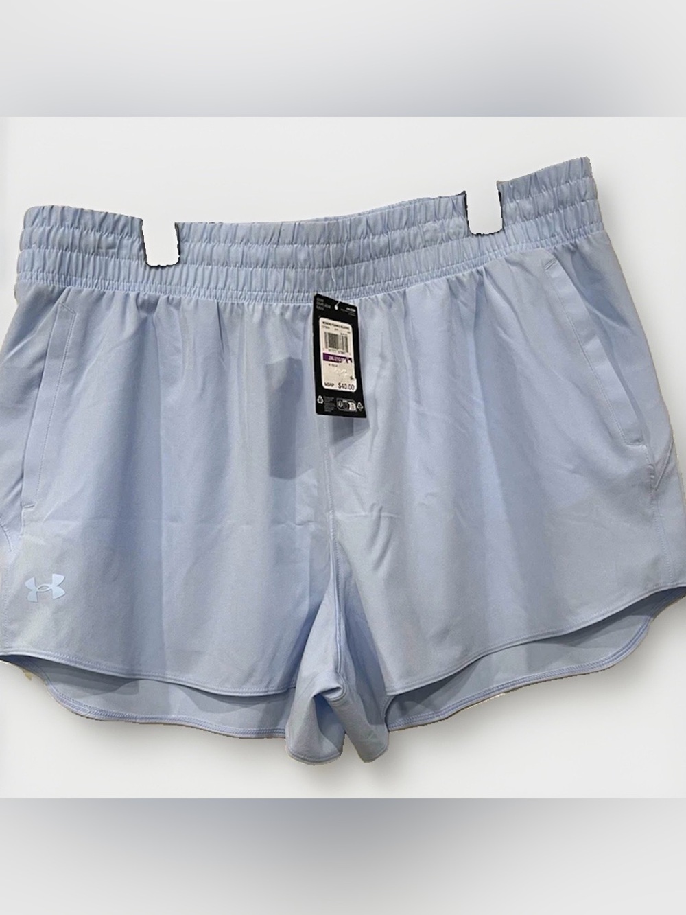 Under Armour UA Vanish Light Blue Athletic Shorts 2XL New with Tags